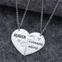 Nanafast 2 PCS Mother Daughter Necklaces Adjustable Stainless Steel Matching Heart Necklace Set Valentines for Couples Mom and Daughter Nanafast 2 PCS Mother Daughter Necklaces Adjustable Stainless Steel Matching Heart Necklace Set Valentines for Couples Mom and Daughter