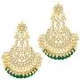 Aheli Indian Wedding Kundan Pearl Maang Tikka with Earring Set Bollywood Party Traditional Jewelry for Women Girls Aheli Indian Wedding Kundan Pearl Maang Tikka with Earring Set Bollywood Party Traditional Jewelry for Women Girls