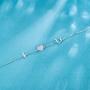 925 Sterling Silver Bracelet 14K Gold Plated Italian Bead Charm Link Chain Diamond Bracelet for Women Teen Girls
