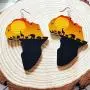 D.Rosse 2 Pairs African Map Wooden Dangle Earrings Ethnic Style African Multicolor Drop Earrings for Women Bohemia Style Jewelry Set D.Rosse 2 Pairs African Map Wooden Dangle Earrings Ethnic Style African Multicolor Drop Earrings for Women Bohemia Style Jewelry Set