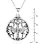 AeraVida Gentle Dove Holy Spirit .925 Sterling Silver Pendant Necklace