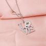 WSNANG Order of The Eastern Star Infinity Necklace OES Sorority Jewelry for BFF Sisterhood Friendship Gift You are Braver Stronger Smarter Than You Think Keychain