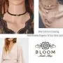 Olbye Infinity Necklace Choker Black Leather Charm Necklace Jewelry for Women and Girls Simple Minimal Necklace (Infinity Charm)