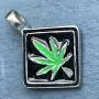 Marijuana Jewelry weed Leaf Hippie Jewelry Amulet Charm Silver Pewter Mens Pendant Necklace for men w Silver Ball Chain Marijuana Jewelry weed Leaf Hippie Jewelry Amulet Charm Silver Pewter Mens Pendant Necklace for men w Silver Ball Chain