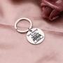 BAUNA Funny Lab Week Lab Tech Gift Laboratory Technician Key Ring Stop Staring at My Race for Medical Technologist Med Techs
