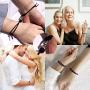 EXGOX Couples Bracelets Magnetic Mutual Attraction Matching Relationship Rope Adjustable Bracelets for Women Men Boyfriend Girlfirend Lover Him Her Bestfriend 2 PCS