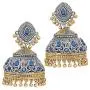 Aheli Tribal Muse Collection Antique Oxidized Indian Jhumki Earrings for Women Wedding Traditional Ethnic Fashion Jewelry Aheli Tribal Muse Collection Antique Oxidized Indian Jhumki Earrings for Women Wedding Traditional Ethnic Fashion Jewelry