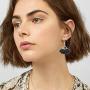 RBG Dissent Collar Earrings for Women Dangle Drop Charms Jewelry Gifts for Fans of Ruth Bader Ginsburg