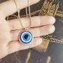 RUIZHEN Turkish Crystal Evil Eyes Pendant Necklace for Womens Jewelry Gold Color Clavicle Chains Necklaces RUIZHEN Turkish Crystal Evil Eyes Pendant Necklace for Womens Jewelry Gold Color Clavicle Chains Necklaces