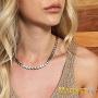 MagnetRX® Titanium Magnetic Therapy Necklace - Natural Pain Relief for Neck Arthritis, Back, Shoulder Pain, Headache and Migraine Relief Magnetic Necklace (Silver & Gold, 19.25 Inches)