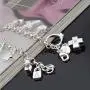 Aeora S925 Silver Thirteen Hanging Pieces Bracelet for Women Gift Bracelets & Bangles Jewelry