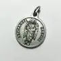 Archangel Gabriel Protect Protection Medal Pendant Charm with Prayer Made in Italy Silver Tone Catholic 3/4'' Archangel Gabriel Protect Protection Medal Pendant Charm with Prayer Made in Italy Silver Tone Catholic 3/4''