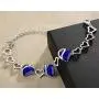 Leafael Infinity Love Heart Link Bracelet with Birthstone Crystal, Womens Gifts, Silver-Tone, 7'' with 2'' Extender Leafael Infinity Love Heart Link Bracelet with Birthstone Crystal, Womens Gifts, Silver-Tone, 7'' with 2'' Extender