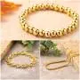 Hicarer 12 Pieces Gold Chain Bracelets Set for Women Adjustable Paperclip Link Beaded Italian Chunky Flat Cable Chain Bracelets Jewelry for Women Girls