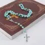 Rosary Catholic Necklace Pearl Bead Prayer Rosary Necklace Jewelry with Alloy Christian Vintage Cross Rosary Catholic Necklace Pearl Bead Prayer Rosary Necklace Jewelry with Alloy Christian Vintage Cross