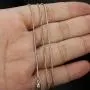 FUNRUN JEWELRY 925 Sterling Silver 1mm Round Snake Chain Necklace for Women Men 16''-30'' FUNRUN JEWELRY 925 Sterling Silver 1mm Round Snake Chain Necklace for Women Men 16''-30''