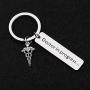 CENWA Med Student Keychain Dr. in Progress Humor Ideas for Doctor Graduation Gift Whitecoat Ceremony, New Doctor, Future Dr