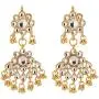 Jwellmart Indian Diva Collection Pearl Rani Haar Necklace Set in Kundan Stones for Women and Girls Jwellmart Indian Diva Collection Pearl Rani Haar Necklace Set in Kundan Stones for Women and Girls