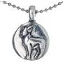 Jewelry Astrology Zodiac sign Aries Ram (Mar 21-Apr 19) Amulet Charm Medallion Silver pewter pendant necklace w Silver Ball Chain Jewelry Astrology Zodiac sign Aries Ram (Mar 21-Apr 19) Amulet Charm Medallion Silver pewter pendant necklace w Silver Ball Chain
