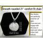 Pendant Sports Athletes Necklaces for Men and Women with Inspiring Quote Beautifully Engraved on The Back. Baseball Basketball Football Soccer Hockey Available.