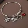 CENWA Vampire Girl Charm Bracelet Vampire Fans Gift Halloween Jewelry
