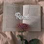 LoEnMe Jewelry Madelyn Name Necklace of Silver Plated Custom Made Sterling Silver Personalized Gift for Women Girls Couple