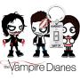 BLEOUK The Vampire Diaries Inspired Gift Humanity Switch Off Keychain for Fans Fandom