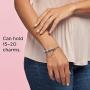 PANDORA Jewelry Moments Heart Clasp Snake Chain Charm Sterling Silver Bracelet