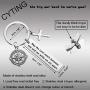 CYTING Christian Keychain Genesis 31:49 May The Lord Watch Between You And Me While We Are Apart Religious Jewelry Long Distance Gift For Couple Family Best Friends