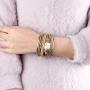GelConnie Baroque Pearl Leather Cuff Bracelet Multi Strand Wrap Bracelets Magnetic Bohemian Bracelet for Women, Wife, Sister