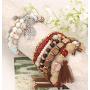 ORAZIO Bohemian Stackable Beaded Bracelets for Women Multilayer Stretch Strand Charm Bracelet Set