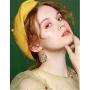DAMLENG Unique Handmade Gold Flower Beaded Dangle Drop Earrings Bohemian Hollow Indian Jewelry for Women Girls