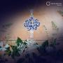 True Love ''Forget-Me-Not'' Blue Flower Plant Crystal Pendant Necklace Never Rust 925 Sterling Silver with Free Breathtaking Gift Box for a Special Moment of Love