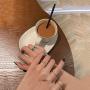 FUTIMELY 3PC Simple Open Stacking Rings for Women Men,Boho Vintage Knuckle Joint Rings Set Gold Midi Multiple Finger Rings Blue Statement Ring Sets