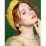 DAMLENG Unique Chic Handmade Bohemian Yellow Matte Flower Butterfly Dangle Drop Stud Earrings for Women Girls Statement Jewelry Gifts DAMLENG Unique Chic Handmade Bohemian Yellow Matte Flower Butterfly Dangle Drop Stud Earrings for Women Girls Statement Jewelry Gifts