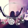 Zuo Bao Music Bracelet Without Music Life Would Be Flat Music Note Charm Bracelet Music Lover Jewelry Gift