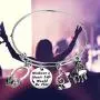 Zuo Bao Music Bracelet Without Music Life Would Be Flat Music Note Charm Bracelet Music Lover Jewelry Gift Zuo Bao Music Bracelet Without Music Life Would Be Flat Music Note Charm Bracelet Music Lover Jewelry Gift