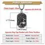 Xusamss Punk Rock Titanium Steel Twelve Constellation Dog Tag Pendant Crystal Necklace,24'' Box Chain Xusamss Punk Rock Titanium Steel Twelve Constellation Dog Tag Pendant Crystal Necklace,24'' Box Chain