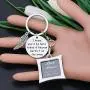 CYTING Wedding Bouquet Photo Charm I Know Youd Be Here Today If Heaven Werent So Far Away Memorial Photo Frame Keychain Remembrance Jewelry Bridal Shower Gift