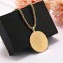 VASSAGO Gold Talisman Key of Solomon Seal Pendant Necklace Hermetic Enochian Kabbalah Pagan Wiccan Jewelry Amulet Necklaces Chain for Men and Women