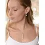 Mariell Platinum Plated Pear-Shaped CZ Bridal, Bridesmaids or Prom Necklace and Earring Set Mariell Platinum Plated Pear-Shaped CZ Bridal, Bridesmaids or Prom Necklace and Earring Set