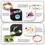ZSMJYJ Charm Bracelet Stackable Rainbow Tile Enamel Beads Love Bracelets Sets Friendship Jewelry Bangle for Women Coworker Christmas Gifts