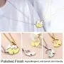 GOLDCHIC JEWELRY Stainless Steel/18k Gold Plated Mens Womens Yin Yang Necklace,Matching Necklaces for Couples/Mother Daugther/Best Friends,Couple/Mom Necklace