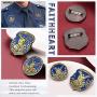 FaithHeart Saint Michael The Archangel Brooches Pin Badges for Clothes Bags Backpacks - Lapel Pins Amulet for Men Women Decoration Jackets Accessory Talisman (Gift Packaging)