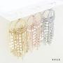 Bohemian Boho Tassel Dangle Drop Earrings for Women – Lightweight Filigree Gypsy Coin Chandelier Disc Charm Hoops – included Gift Box
