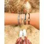 Pura Vida Rose Gold Sierra Bracelet - Waterproof, Artisan Handmade, Adjustable, Threaded, Fashion Jewelry for Girls/Women