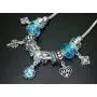 Falari Birthstone Bracelet Multi-Color Charm Beads Silvertone Falari Birthstone Bracelet Multi-Color Charm Beads Silvertone