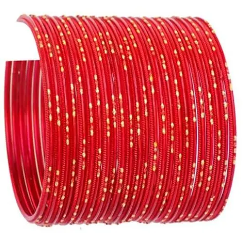 JDZ COLLECTION Indian Costume Bollywood Jewelry Plain Metal Bangles Set Jewelry Multi Colors Bangles Set for Women JDZ COLLECTION Indian Costume Bollywood Jewelry Plain Metal Bangles Set Jewelry Multi Colors Bangles Set for Women
