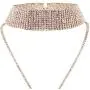 Rhinestones Choker Necklace Double Layer Full Crystal Wide Y Collar Necklace Sexy Dainty CZ Diamond Rhinestones Choker Necklace Double Layer Full Crystal Wide Y Collar Necklace Sexy Dainty CZ Diamond