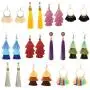 11 Pairs Tassel Earrings for Women Colorful Long Layered Thread Ball Dangle Earrings Yellow Red Fashion Jewelry Valentine Birthday Gifts Christmas 11 Pairs Tassel Earrings for Women Colorful Long Layered Thread Ball Dangle Earrings Yellow Red Fashion Jewelry Valentine Birthday Gifts Christmas